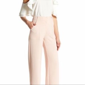 High waisted wide legged pants